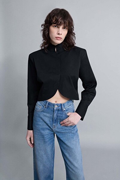 VATKALI Monolith crop gömlek - Premium Edition