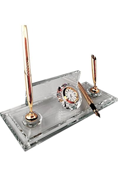 Mert Reklam Kristal Masa İsimliği Kalemli Ofis Hediyesi Avukat hakim Doktor Y...