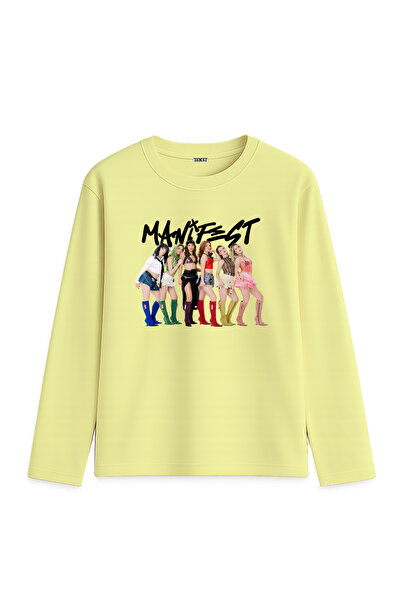 BLITZIST Manifest (tent-10360) Tasarım Baskılı Uzunkollu Tişört (4-13 Yaş)