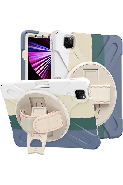 OEM Husă iPad Pro 11, Antişoc, Suport Rotativ 360, Curea Umăr, Silicon şi PC,...