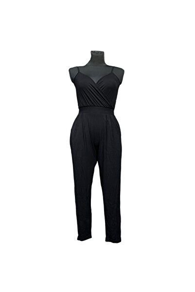 OEM ASOS Sleeveless Jumpsuit - Viscose and Elastane, Lightweight Material, Bl...