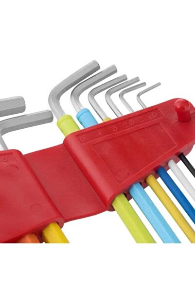 Ronix Mult Color Extra Long Arm Ball Key Set (9pcs)