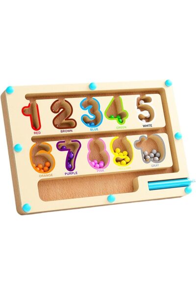 Twisoo Magnetic Color & Counting Maze for Toddlers – Montessori Puzzle Board