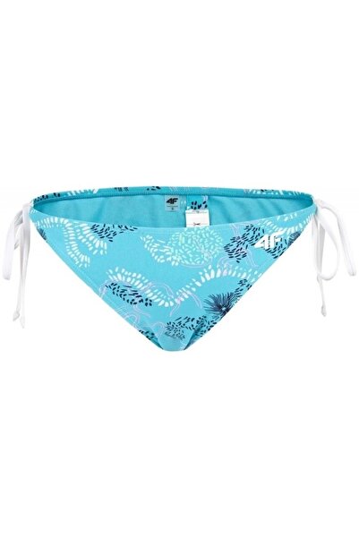 OEM Slip bikini dama 4F - Material uscare rapida, Legaturi laterale - Albastr...