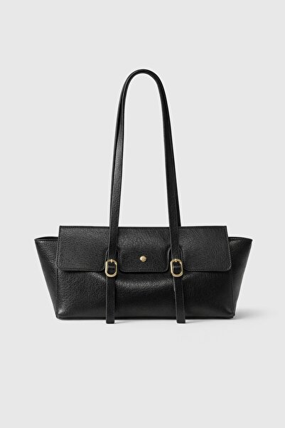 Çantacımstore Women's Buckle Detailed Bag Black