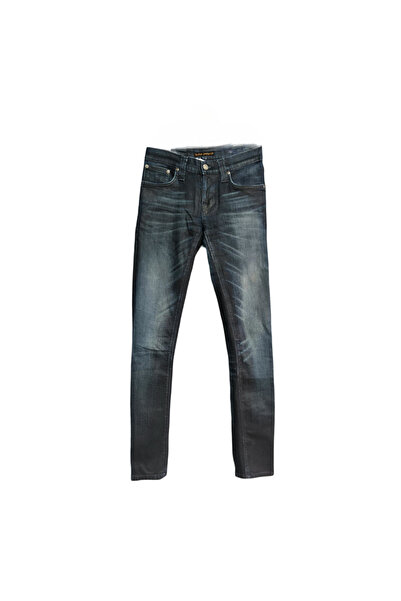 OEM Pantaloni Damă Nudie - Bumbac 100%, Croială Clasică, Bleumarin - Mărime 2...