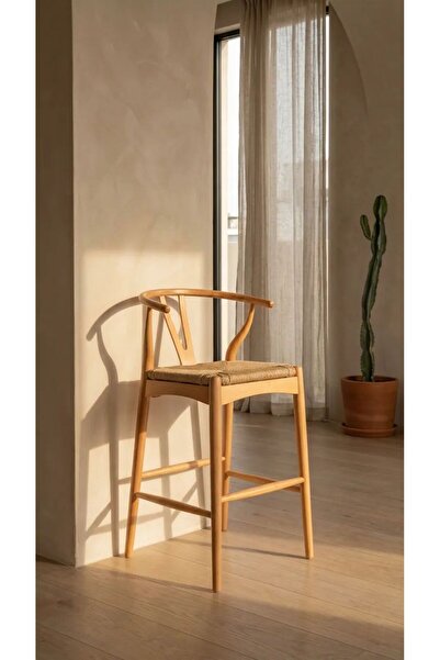 silla Concept Havana Bar Sandalyesi Örme Oturum Naturel Ahşap Ada Sandalye