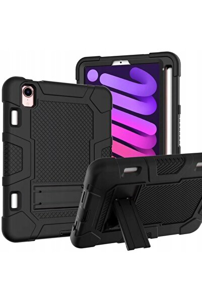 OEM iPad Mini 6 8.3 Case - Armored, 3 Pieces, Stylus Holder, Silicone/Plastic...