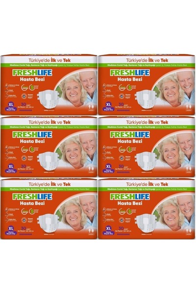 Freshlife Yetişkin Hasta Bezi Bel Bantlı XL - Ekstra Large - Extra Large 180 ...