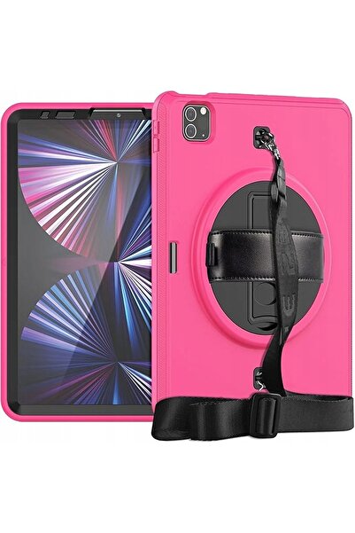 OEM iPad Air 5/4 10.9 Case - 3 Layer Protection, Rotating Stand, Belt Strap, ...