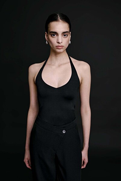 VATKALI V-Neck Halter Bodycon Dress