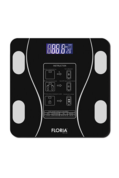 Zilan Cantar corporal inteligent ZLN8962, sticla securizata, 3-180kg, aplicat...