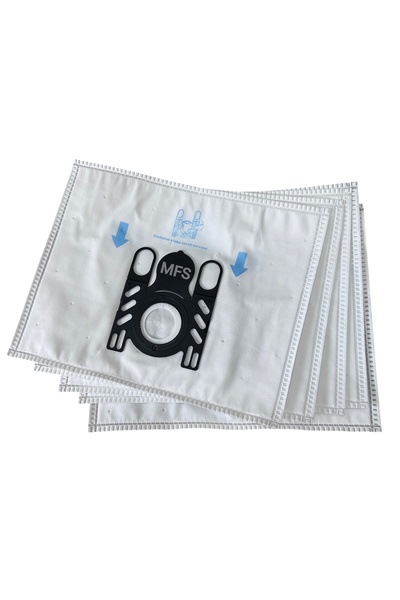 MFS كيس غبار قماشي أصلي متوافق مع Arçelik S 4910 Tornado Silence / S 4920 / S...