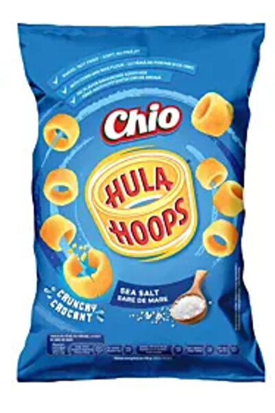 chio Cercuri Hula Hoop cu aromă de sare de mare 70g