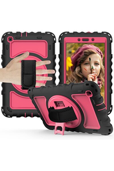 OEM Husă Samsung Galaxy Tab A 8.4 - Protecție 3 Straturi, Suport Rotativ, Cur...