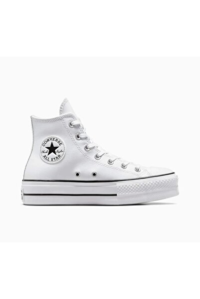 Converse Chuck Taylor All Star Lift Women’s Leather Platform Sneakers, White,...