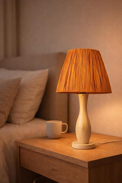 Hmydesign Abajur Handmade Ahşap - Tanora