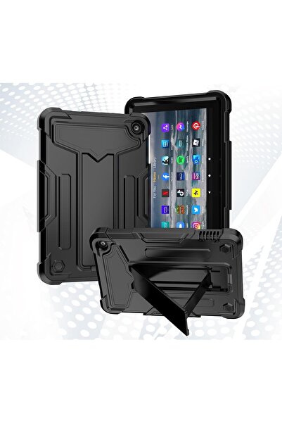OEM Fire 7 Gen 12 Tablet Case - Armored Case with Support, Silicone-Plastic, ...