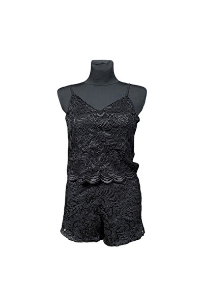 OEM Salopetă Damă Only, Pantaloni Scurți, Material Aerisit, Croi Lejer, Negru...