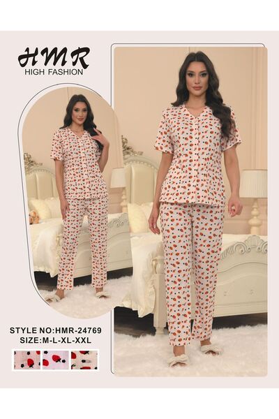 HMR Women's chiffon pajamas