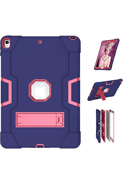 OEM Husă iPad Mini 5/4 - Blindată cu Suport, Silicon Rezistent - 7.9 inch, Roz