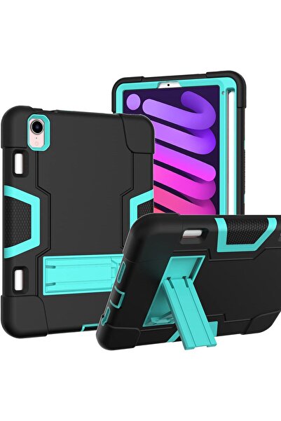 OEM Husă iPad Mini 6 8.3 inch - Armată, Tip Carcasă 3 Piese, Suport Stylus și...