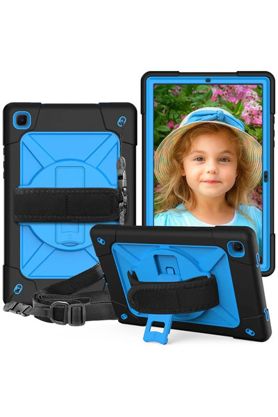 OEM Samsung Galaxy Tab A7 10.4 Case - 3 Layer Protection, 360 Support, Belt S...