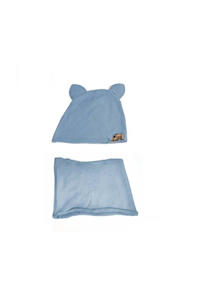 OEM Children's Earflap Hat and Scarf Set - Cotton with Elastane, Spring-Summe...