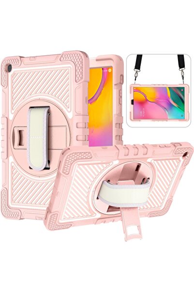 OEM Samsung Galaxy Tab A 8.0 Case, 3 Layers Shockproof, 360 Support, Belt Str...