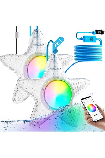 OEM Iluminat LED Subacvatic Piscină - Control Aplicație, Muzică, IP68 - 10W, ...