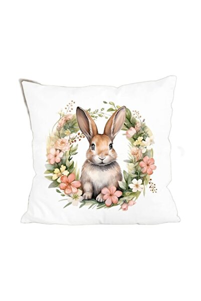 OEM Decorative Pillow 45x45 cm with a Bunny - Festive Easter Design
