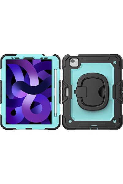 OEM iPad Air 5/Air 4/Pro 11 Case - 360 Rotating Stand, Stylus Holder, 3 Layer...