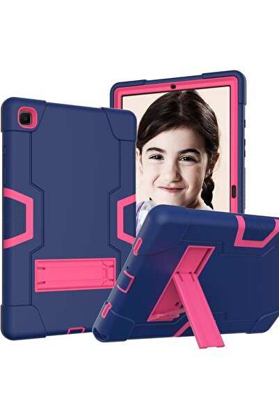 OEM Samsung Galaxy Tab A8 10.5 Case - Armored with Stand, Silicone and Plasti...