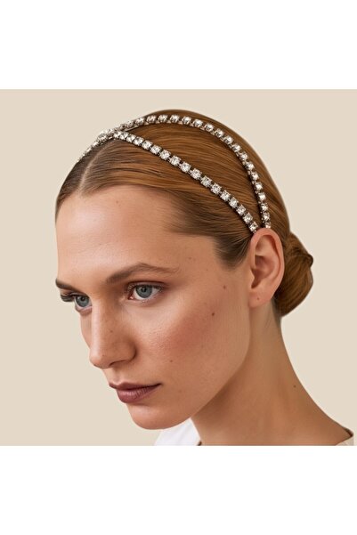 GlassySKY Coroană cu pietre Nuntă Mireasă Henna Logodnă Zi de naștere Petrece...