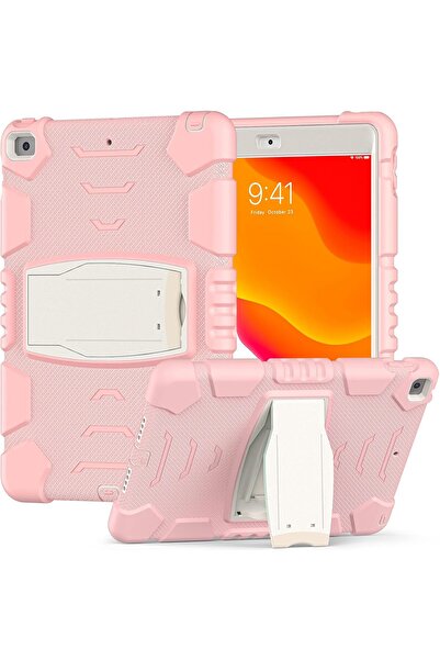 OEM Husă iPad 9/8/7 10.2 inch - Protecție Blindată 3 Piese, Suport Video, Sil...