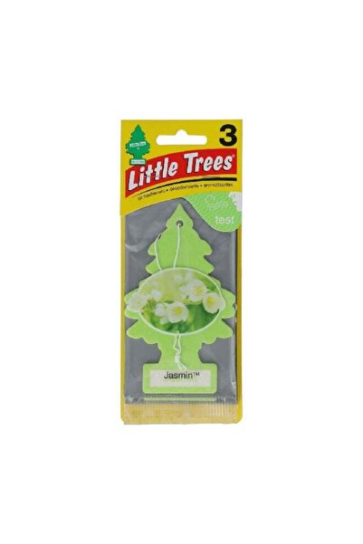 Little Trees معطر جو للسيارة برائحة الياسمين المنعشة، مكون من 3 قطع، لون أخضر...
