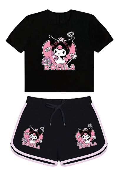 Machetta Παιδικό σετ με σορτς και μπλουζάκι με στάμπα Kolila Kuromi για το κα...