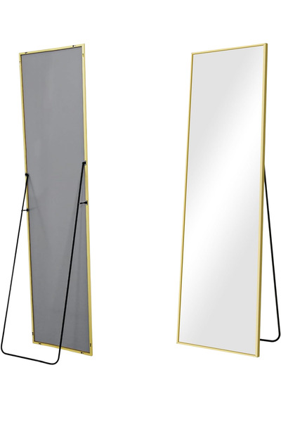 OEM Oglindă de Lungime Completă - Ramă Aluminiu, Imagine HD, Rezistentă - 150...