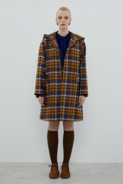 Roman Ekose Tüvit Kapüşonlu Kaban Standart Renk K2619019_089