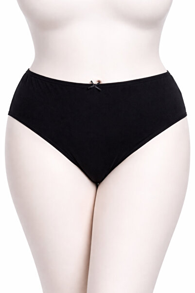 YUYİ Ji̇ber 96% Cotton 4% Elastane Antiallergic Large Size 3-Pack Women's Und...