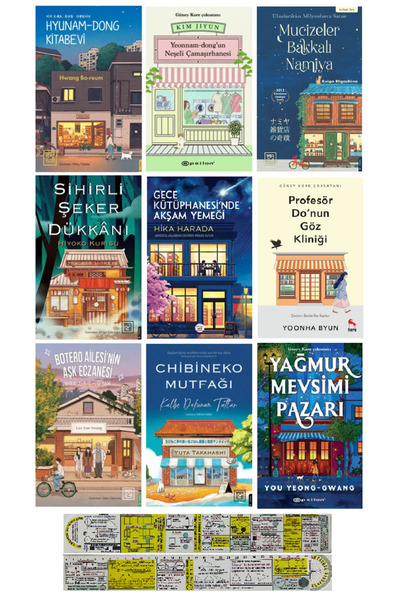 Destek Yayınları Kore-Japon Edebiyatı 9 Kitap Set/Hyunam-Dong Kitabevi-Sihirl...