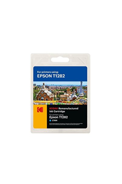 Kodak Cartuș de cerneală original, compatibil cu Epson T1282, Cyan, 3,5 ml, P...