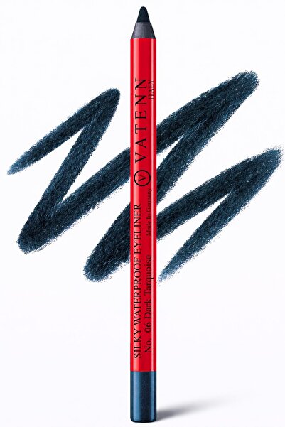 VATENN ITALY silky waterproof eyeliner in dark turquoise shade (06)