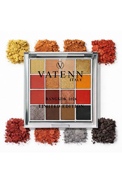 VATENN ITALY Limited Edition Eyeshadow Palette - 16 Highly Pigmented Matte & ...
