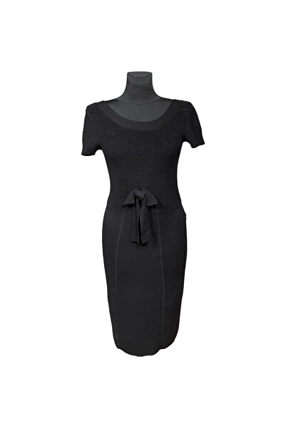 OEM TWIN-SET Above Knee Dress - Viscose and Elastane, Casual-Elegant Style, B...