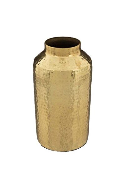 Atmosphera Sturdy Elegant Design Decorative Hammered Finish Vase Gold