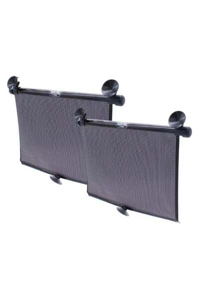 Toddleroo by North States ستارة نافذة سيارة سوداء من قطعتين، مقاس 16 × 17.5 بوصة