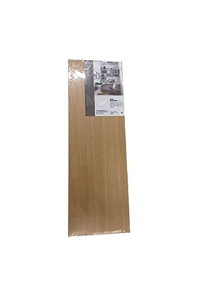 micasa رف خشبي معلق على الحائط بتصميم عصري مستطيل الشكل، بني اللون، 90 × 20 سم