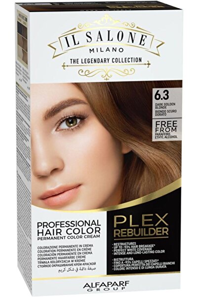 Il Salone Milano صبغة الشعر الدائمة بليكس ريبيلدر - 6.3 أشقر ذهبي داكن