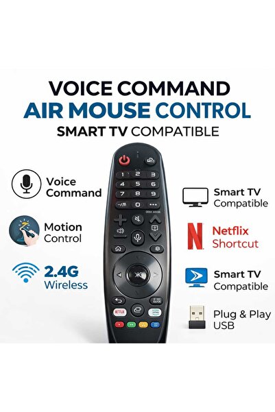 LG Ses Komutlu ve Aır Mouse Özellikli Kumanda